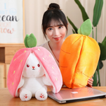 Rabbit Fruit Stuffed Animal Pillow Plush (2 Options) 18CM-35CM