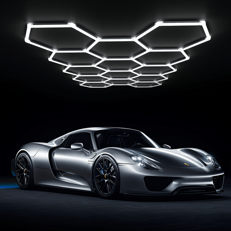 Honeycomb LED Garage Light (4 Options)