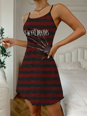 Sweet Dreams Striped Nightdress | Size S-XL