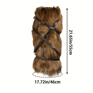 Medieval Viking Fur Leg Warmers