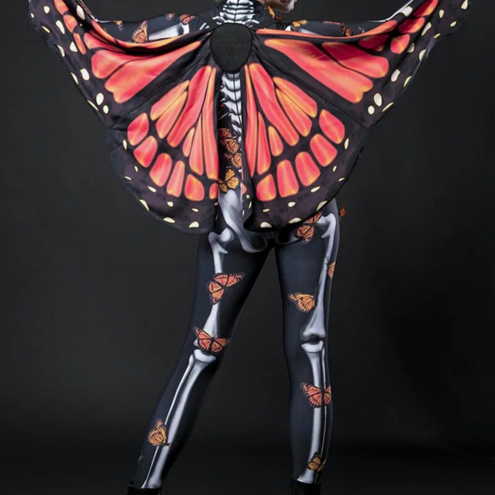 3D Butterfly Skeleton Bodysuit Costume (2 Options) Adult-Child Size