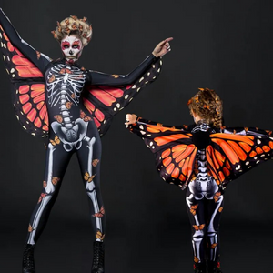 3D Butterfly Skeleton Bodysuit Costume (2 Options) Adult-Child Size