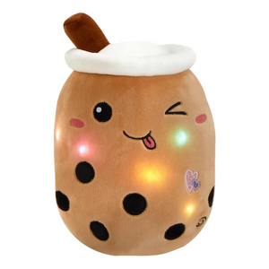 LED Light Up Boba Tea Plush Stuffed Animal (3 Colors) 26cm-38cm