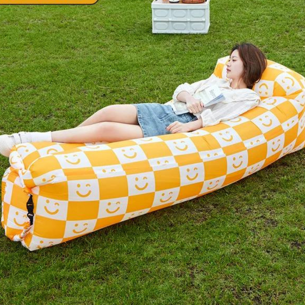 Summer Inflatable Couch Air Sofa Bed Sleeping Outdoor Furniture Lounge ...