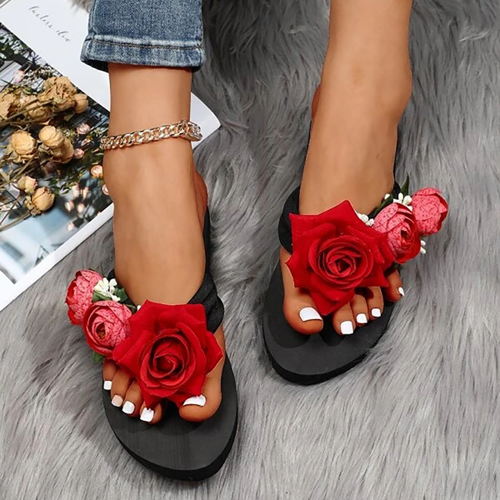 Floral Flip-Flop Sandals (4 Colors) Size 6.5-9