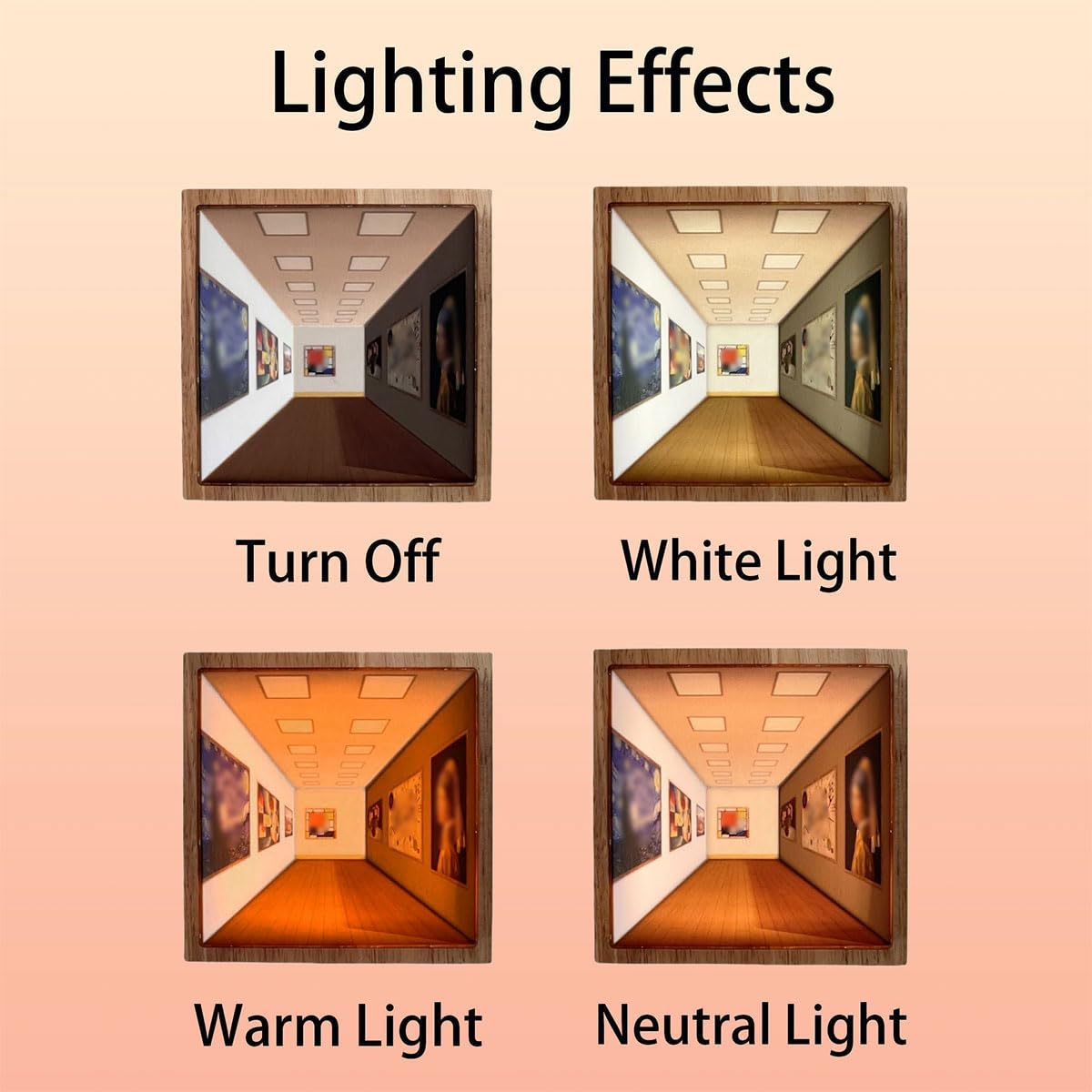 3D Illusion Painting Night Light Lamp (3 Options)