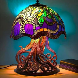 Stained Glass Mushroom Table Lamp (9 Styles)