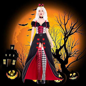 Poker Queen of Hearts Costume Set (4 Style)