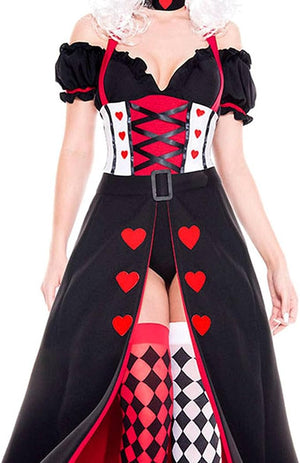 Poker Queen of Hearts Costume Set (4 Style)