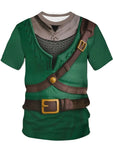 Medieval 3D Print Elf Shirt (Size S-2XL)