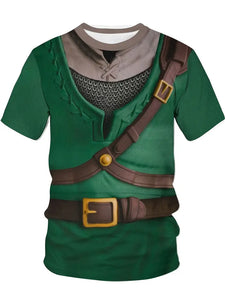 Medieval 3D Print Elf Shirt (Size S-2XL)