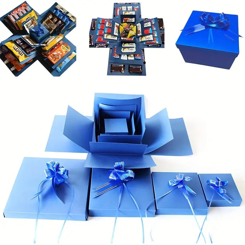 Candy Surprise Explosion DIY Gift Box (2 Colors) Candy Not Included