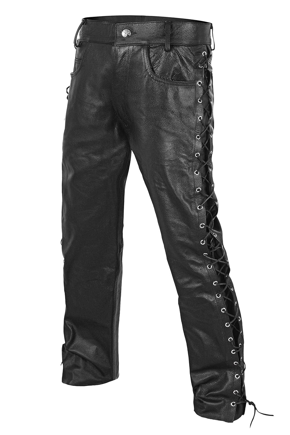 Medieval Lace-Up Leather Pants (Size S-5XL)