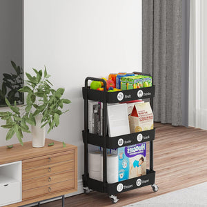 Storage Rack Multifunctional Organizer (8 Options) Black & White