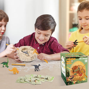 Dinosaur Dig Kit Eggs Toy Treasure Puzzle (2 sizes)