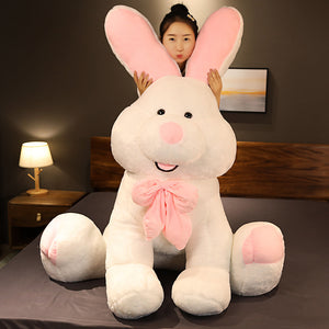 Valentines Giant Bunny Rabbit Pillow Plush Stuffed Animal (2 Colors) 50CM-100CM