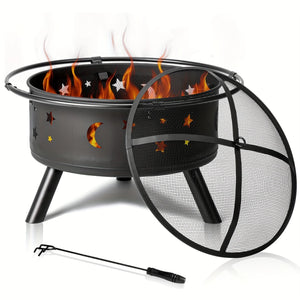 Moon & Stars Outdoor Fire Pit (30 inches)