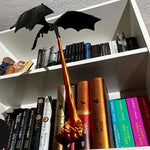 Mystic Flame Dragon Bookend