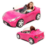 Pink Sports Car 61 Piece Playset (Dolls Not Included)