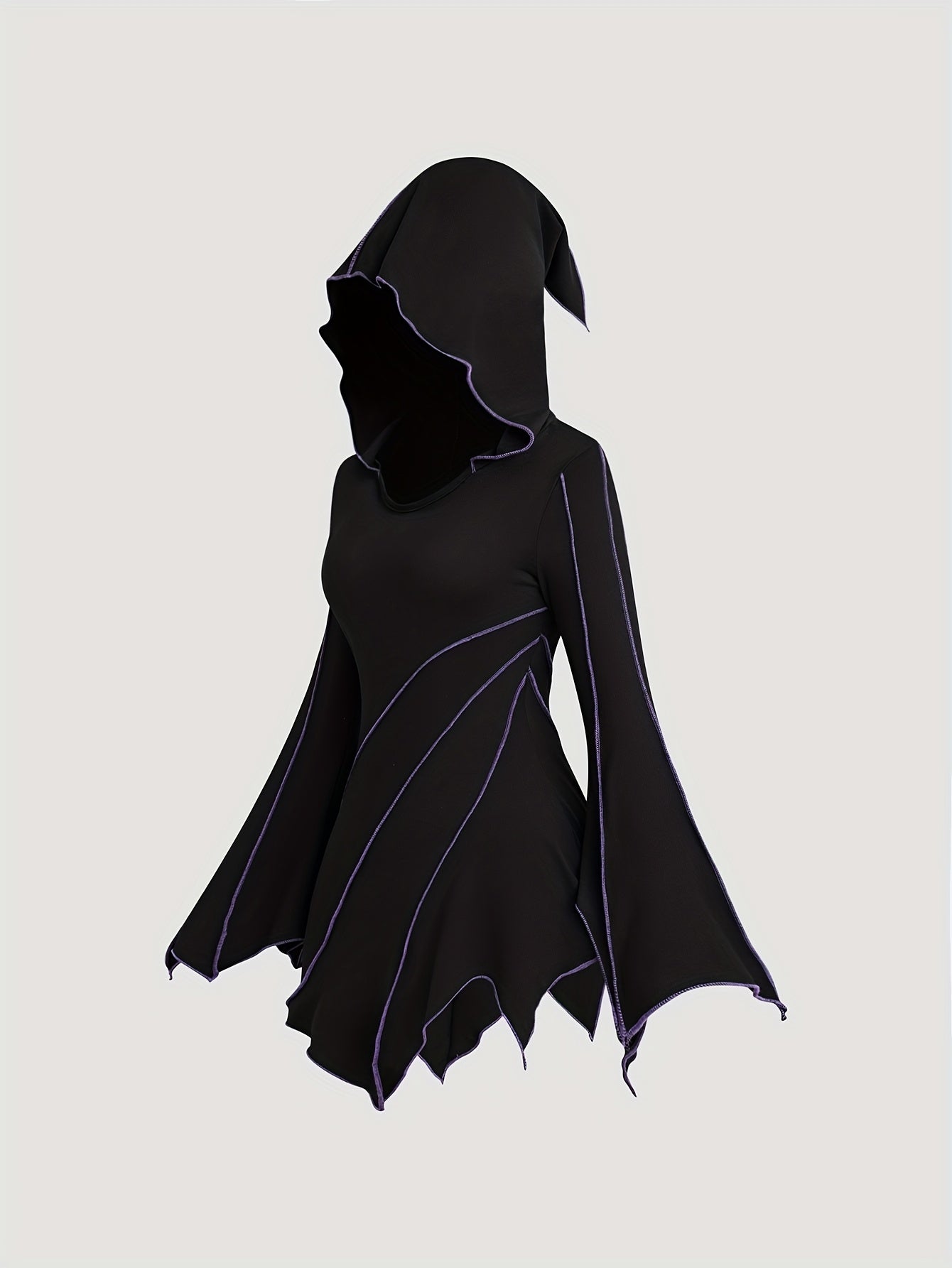 Mystic Enchantress Hooded Dress