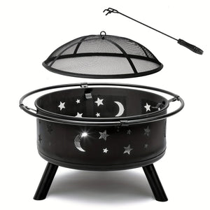 Moon & Stars Outdoor Fire Pit (30 inches)