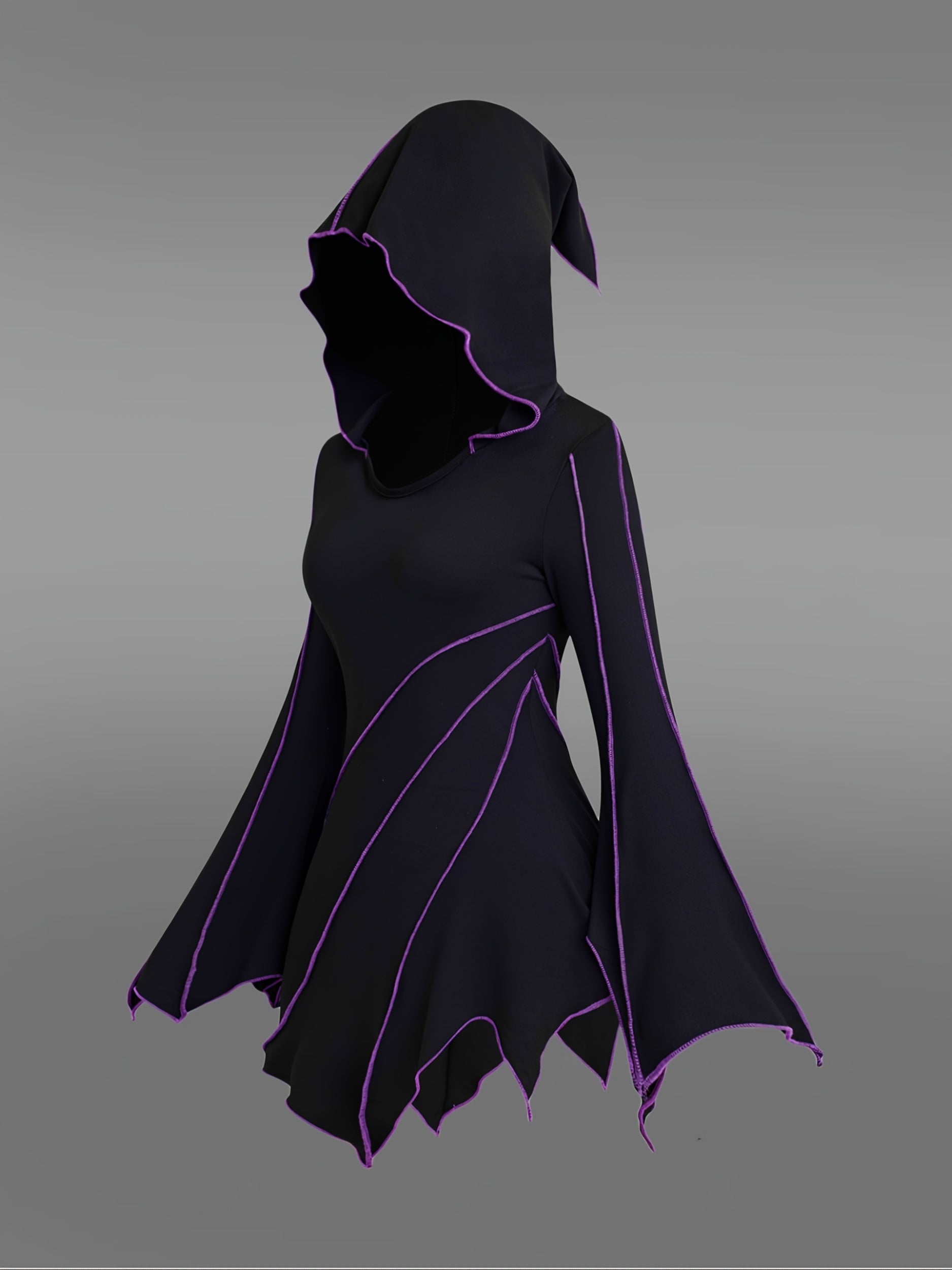 Mystic Enchantress Hooded Dress