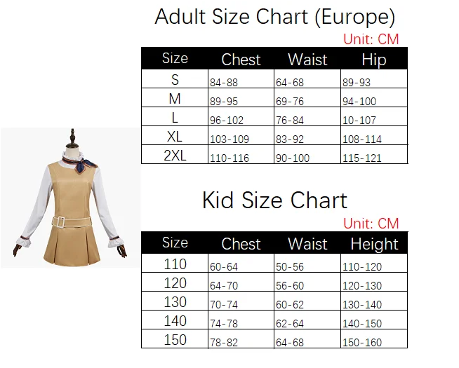 AI Doll Dress Costume Set (S-2XL) Adults - Kids
