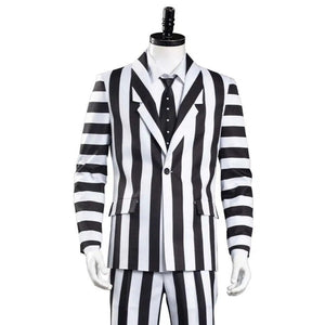 Classic Pin Stripe Suit Costume Set (Men-Women) XS-3XL