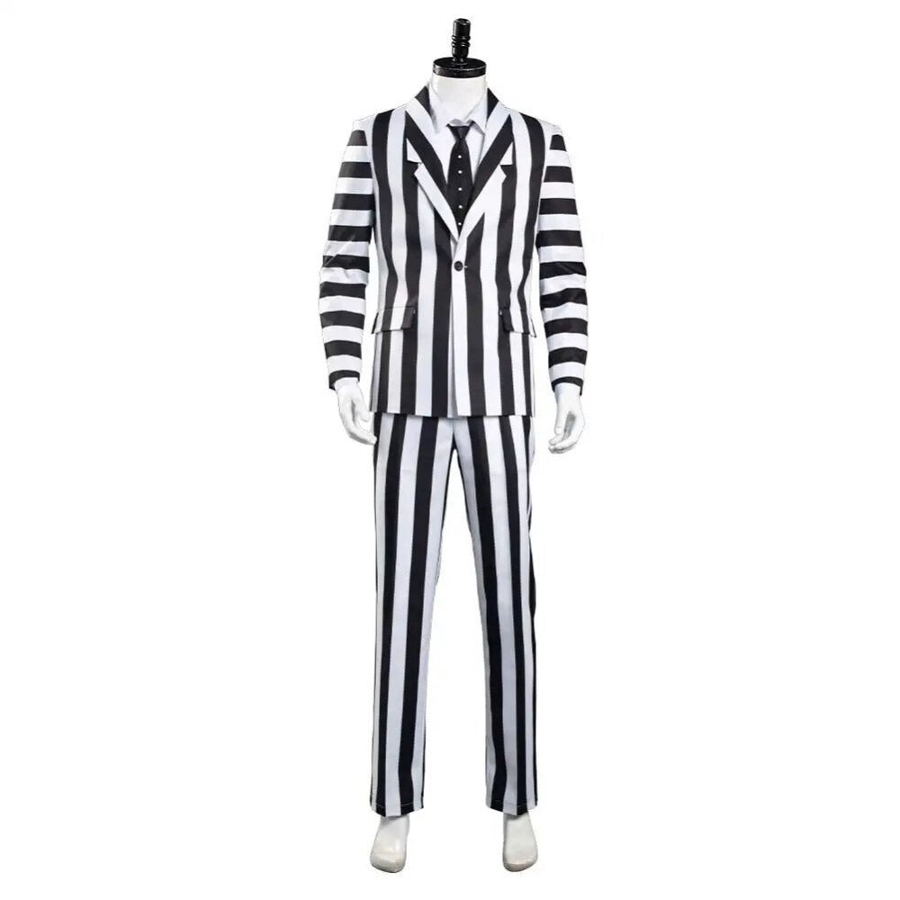 Classic Pin Stripe Suit Costume Set (Men-Women) XS-3XL