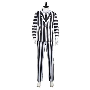 Classic Pin Stripe Suit Costume Set (Men-Women) XS-3XL