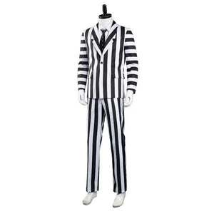 Classic Pin Stripe Suit Costume Set (Men-Women) XS-3XL