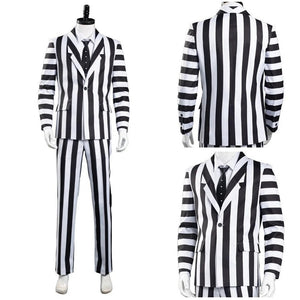 Classic Pin Stripe Suit Costume Set (Men-Women) XS-3XL