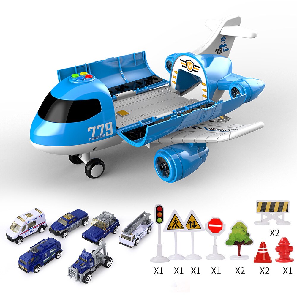 Multi-Function Inertia Airplane Car Set Toys