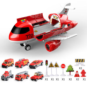 Multi-Function Inertia Airplane Car Set Toys