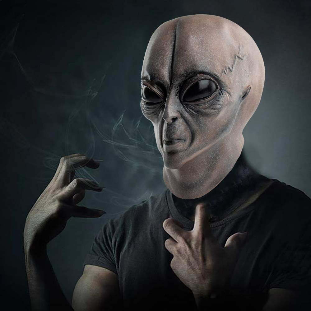 Alien Extraterrestrial Skull Mask
