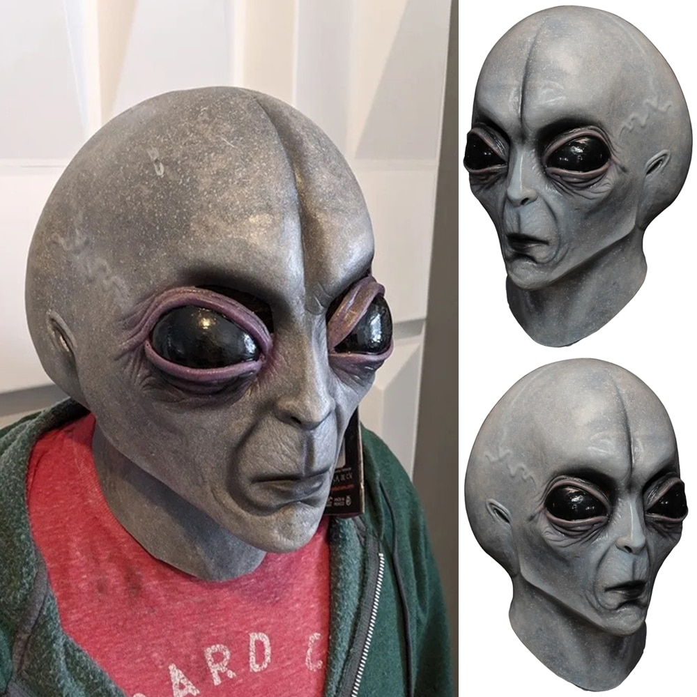 Alien Extraterrestrial Skull Mask