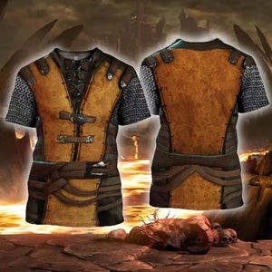 3D Armor Templar Print T-Shirt (M-3XL)