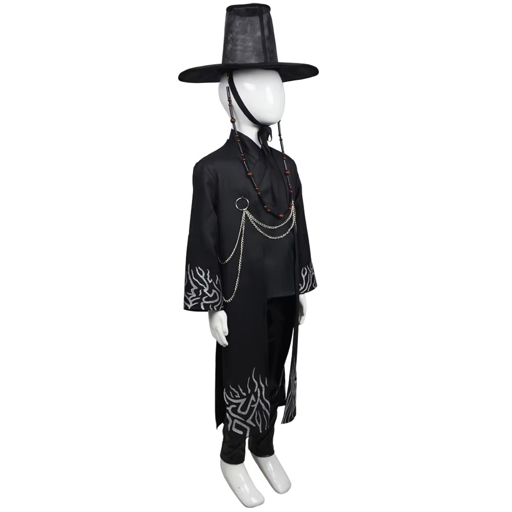 Shadow Flame Hanbok Style Costume Set - Children's Size