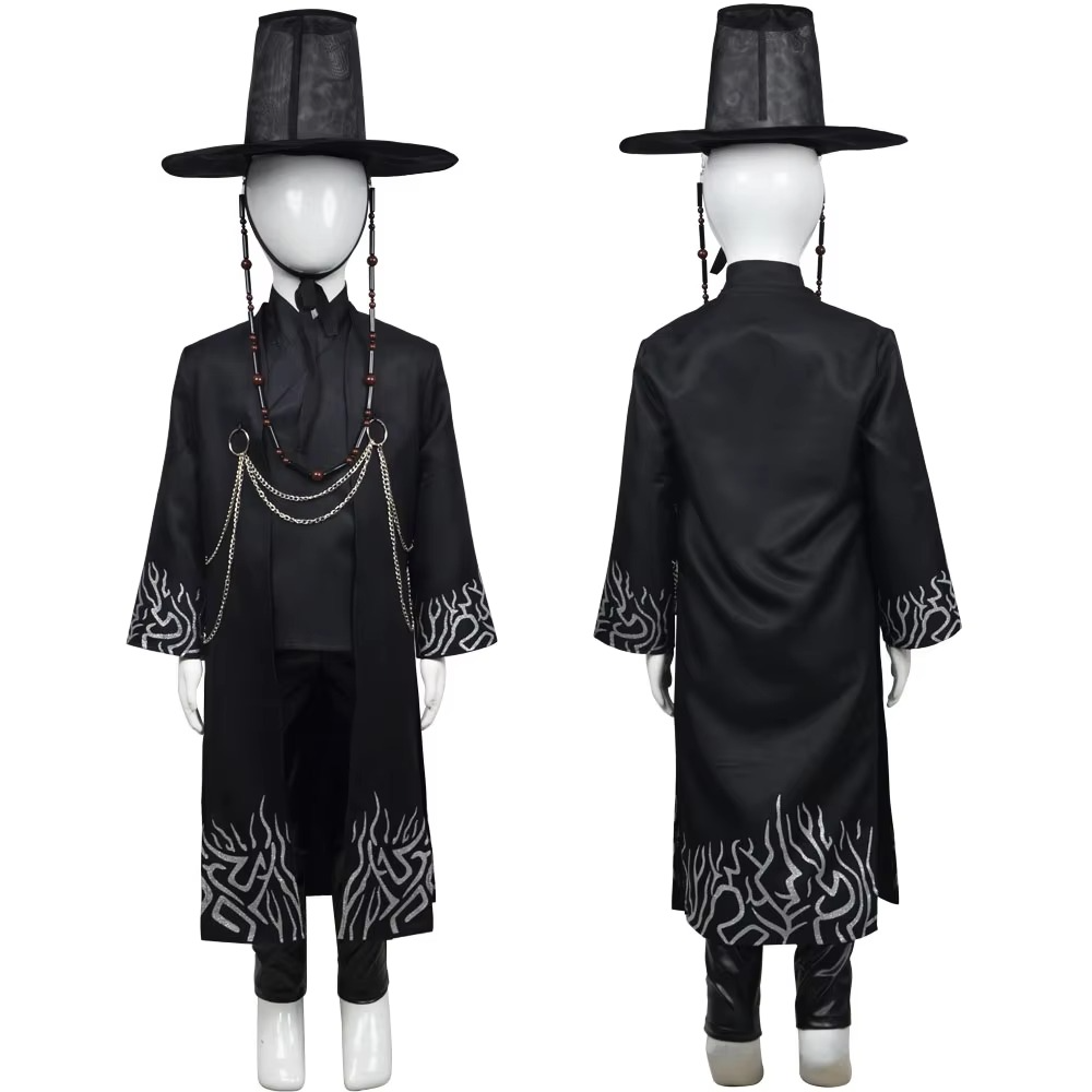 Shadow Flame Hanbok Style Costume Set - Children's Size