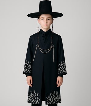 Shadow Flame Hanbok Style Costume Set - Children's Size