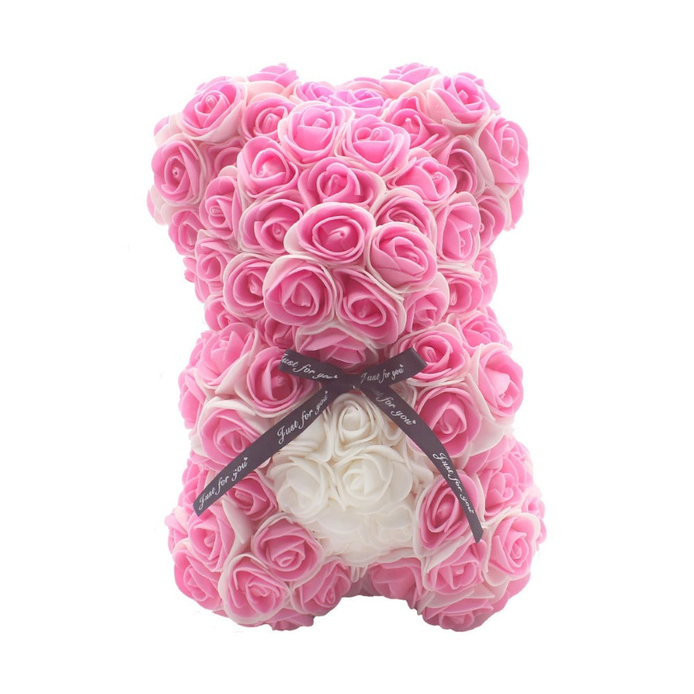 Enchanted Forever Rose Teddy Bear (4 Colors) 25cm