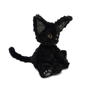 Cute Black Cat Plush Stuffed Animal 24cm