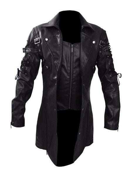 Biker PU Leather Jacket (2 Colors) S-5XL