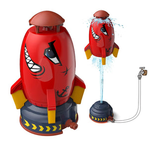 Blast-Off Rocket Launcher Water Sprinkler Toy (3 Colors)