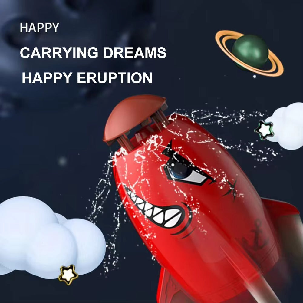 Blast-Off Rocket Launcher Water Sprinkler Toy (3 Colors)