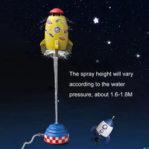 Blast-Off Rocket Launcher Water Sprinkler Toy (3 Colors)