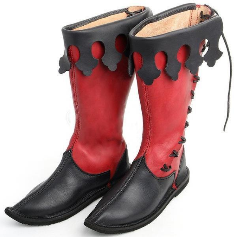 Medieval Elf PU Leather Boots (2 Colors) Size 6-11.5