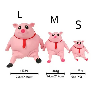 Super Stretchy Business Pig Stress Reliever | 3 Sizes