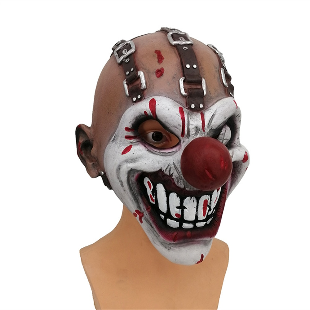 Halloween One Eyed Killer Clown Mask party  Costume