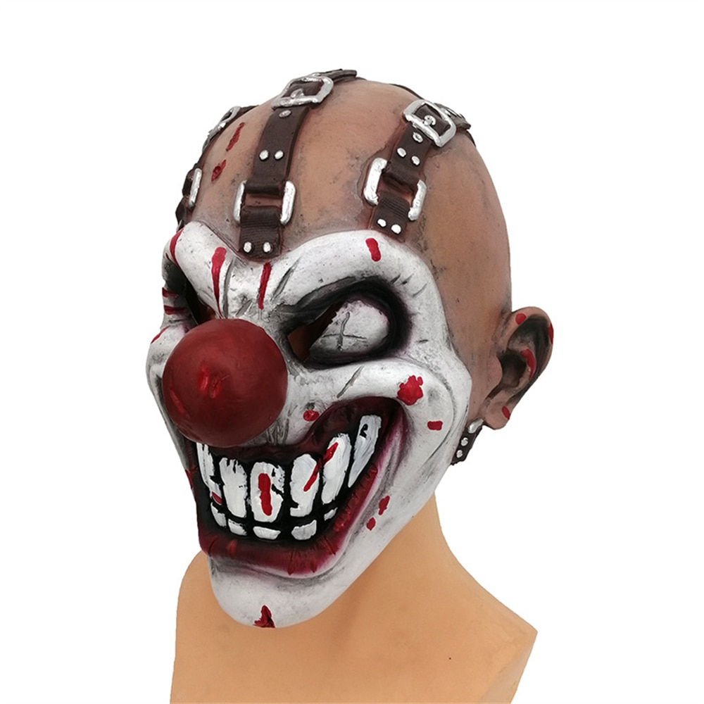 Halloween One Eyed Killer Clown Mask party  Costume